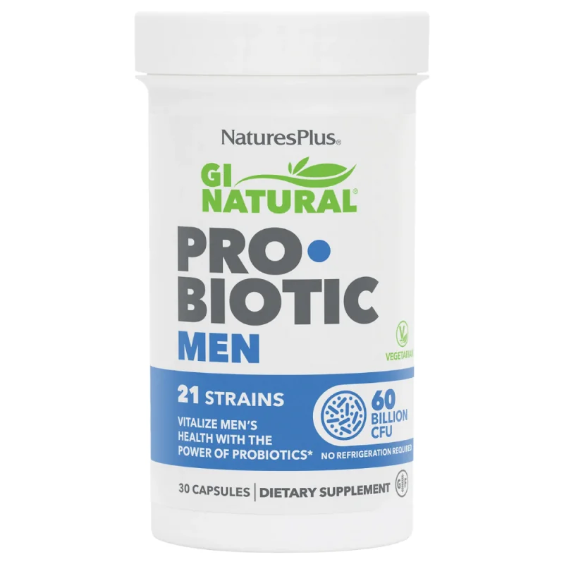 Natures Plus Gi Natural Probiotic Men 30 Capsules