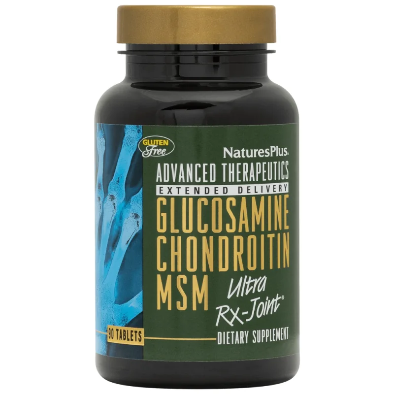 Natures Plus Glucosamine Chondroitin MSM 90 comprimés