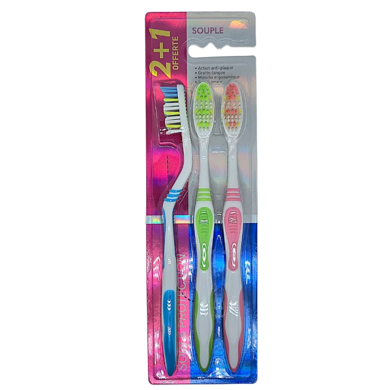 Pharmascience Brosse à dents Souple x3