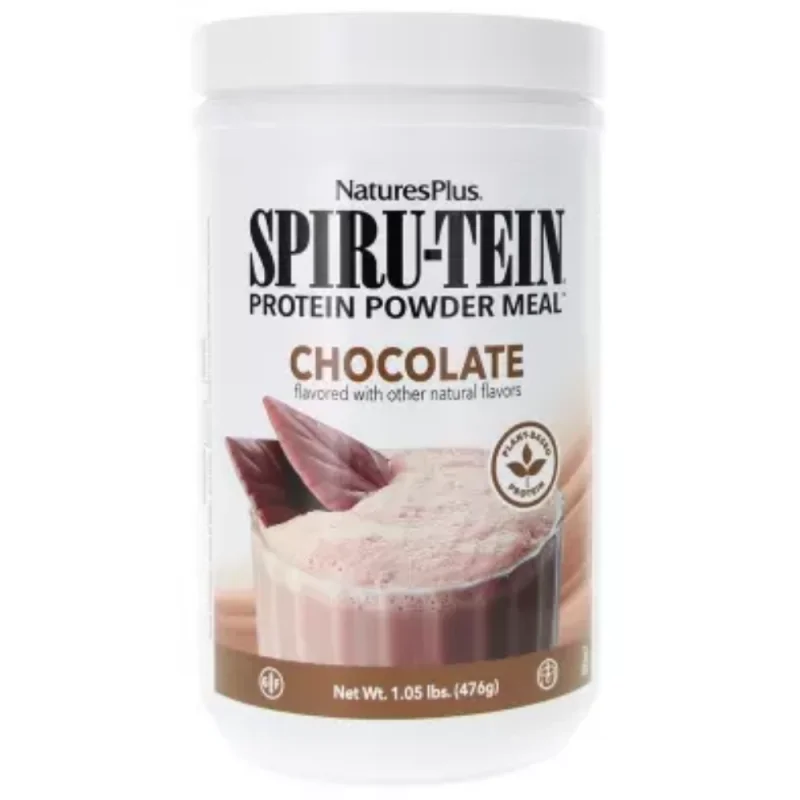 Natures Plus Spiru-Tein Protein Powder Chocolate 476 g