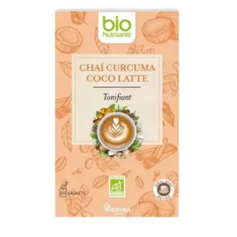 Vitavea Chaï Curcuma Coco Latte Bio 20 Sachets