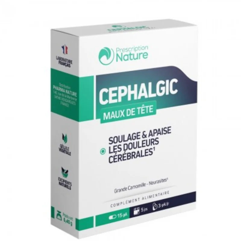 Prescription Nature Cephalgic 15 Gélules