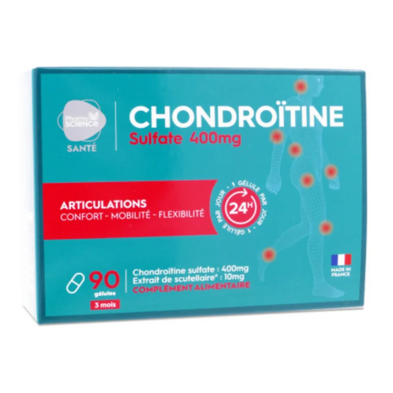 Pharmascience articulations chondroitine 400MG 90 GELULES
