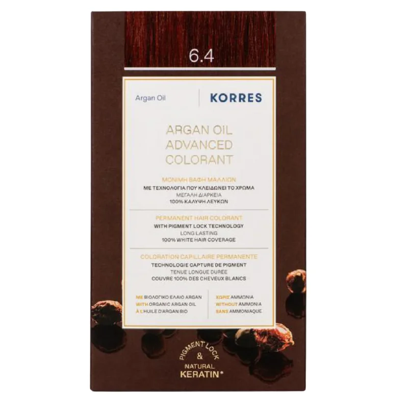 Korres Coloration Permanente Huile d'Argan 6.4
